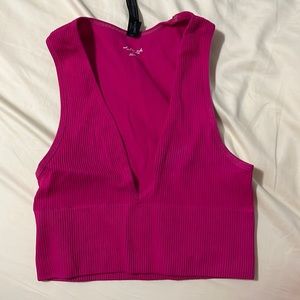 Urban Outfitters Pink Crop Top